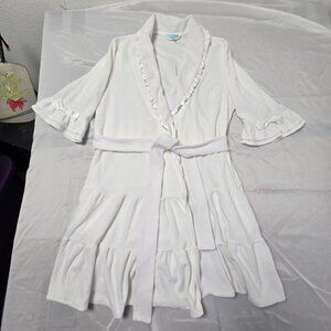 Betsey Johnson The Bride Robe Medium White Pre-Owned Good Condition